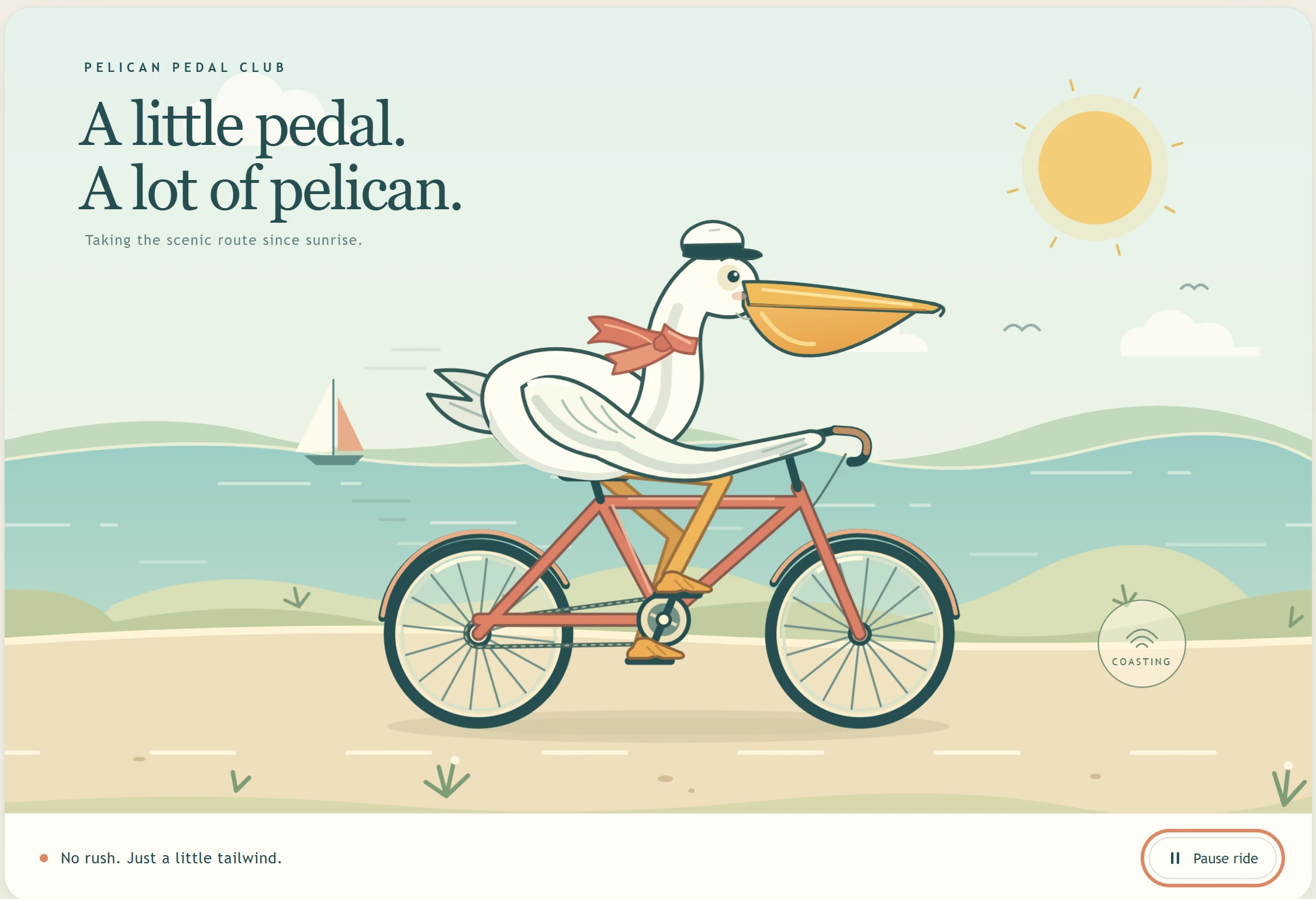 My pelican ride